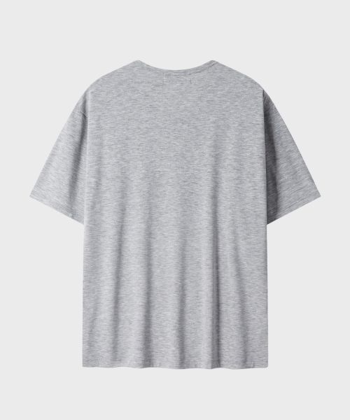 Sizing Leire Soft U-Neck Inner T-Shirt [Gray] L26SPTS01003