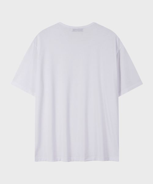 Sizing Leire Soft U-Neck Inner T-Shirt [White] L26SPTS01004
