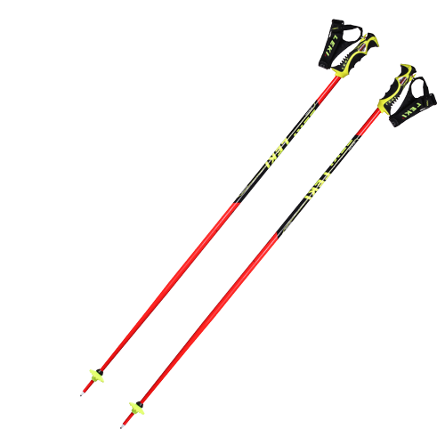 LEKI World Cup Slalom Ski Poles - Lightweight, Durable, Portable Alpine Poles KA6366775