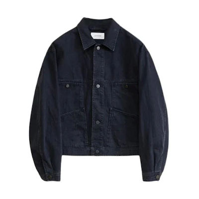 Lemaire Black Four-Pocket Short Jacket – Spring/Fall Casual Wear. OW1068LD1024BK879