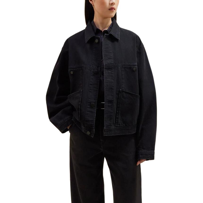 Purchase Lemaire Jaket Pendek Empat Poket Hitam – Pakaian Kasual Musim Bunga/Luruh. OW1068LD1024BK879