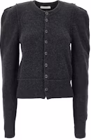 Lemaire Grey Solid Color Button-Up Long-Sleeve Knit Cardigan TO1259LK1026BK981 Lemaire Grey Solid Color Button-Up Long-Sleeve Knit Cardigan TO1259LK1026BK981