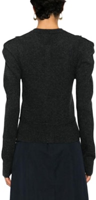 Lemaire Kelabu Kemeja Lengan Panjang Butang Rajut Kardigan TO1259LK1026BK981 Details for Lemaire Kelabu Kemeja Lengan Panjang Butang Rajut Kardigan TO1259LK1026BK981