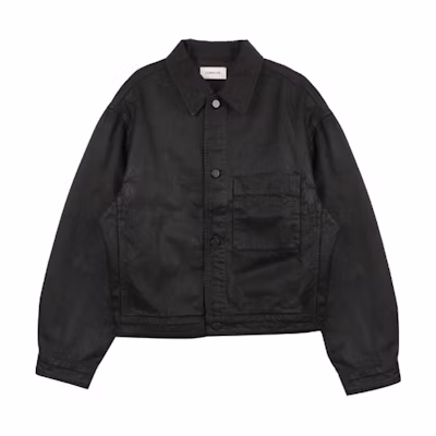 Lemaire Black Loose Fit Single-Breasted Long Sleeve Jacket OW1076LD1014BR441