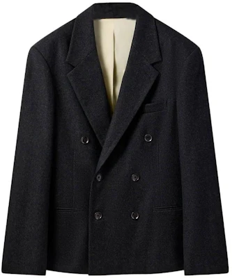 Lemaire 黑色双排扣宽松西装外套 长袖西装上衣 JA1020LF1108BK994 Buy Lemaire 黑色双排扣宽松西装外套 长袖西装上衣 JA1020LF1108BK994