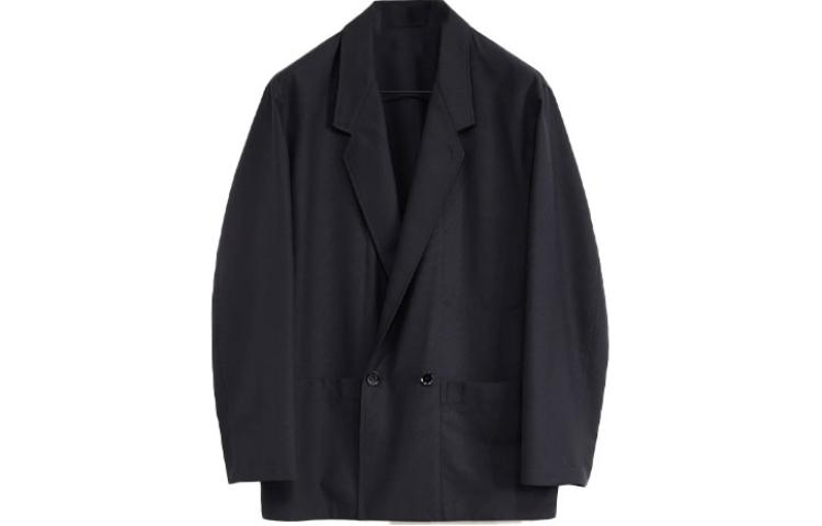 Lemaire Double Breasted Workwear Jacket Deep Blue Casual Outerwear JA1042LF414-MU066