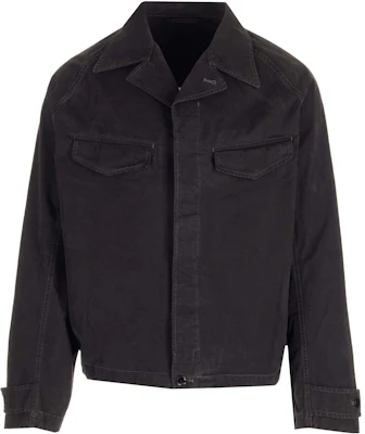 Lemaire 2022秋冬純色單排扣長袖外套 黑色 OW329LF849BK999 Buy Lemaire 2022秋冬純色單排扣長袖外套 黑色 OW329LF849BK999