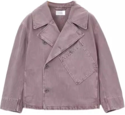 Lemaire 灰色純色長袖襯衫外套 OW334LD1017-PU814 Buy Lemaire 灰色純色長袖襯衫外套 OW334LD1017-PU814