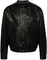 Lemaire Long Sleeve Snap-Cuff Jacket with Chest Pocket Unisex Black OW1057LL0068 Lemaire Long Sleeve Snap-Cuff Jacket with Chest Pocket Unisex Black OW1057LL0068