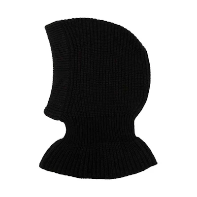 Lemaire Rib Knit Wool Hat Black - AC1089LK121BK999