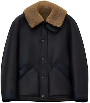 Lemaire 舒適羊毛外套 寬鬆棕色拼接衣領夾克 CO1080LL0092-BR495 Order Lemaire 舒適羊毛外套 寬鬆棕色拼接衣領夾克 CO1080LL0092-BR495