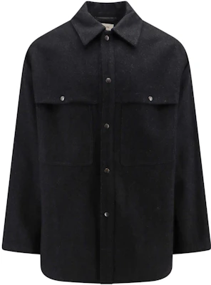 Lemaire Single-Breasted Point Collar Long-Sleeve Jacket Black () OW1026LF1108-BK994 Buy Lemaire Single-Breasted Point Collar Long-Sleeve Jacket Black () OW1026LF1108-BK994