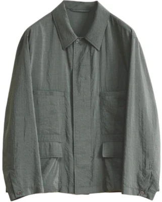 Lemaire Single-Button Collared Long-Sleeve Jacket Men’s Grey White OW1056LF208-BK949 Buy Lemaire Single-Button Collared Long-Sleeve Jacket Men’s Grey White OW1056LF208-BK949