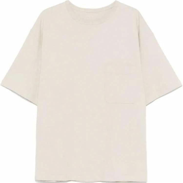 Order Lemaire 米色寬鬆圓領短袖T恤 男款 TO1382LJ1010-BG206