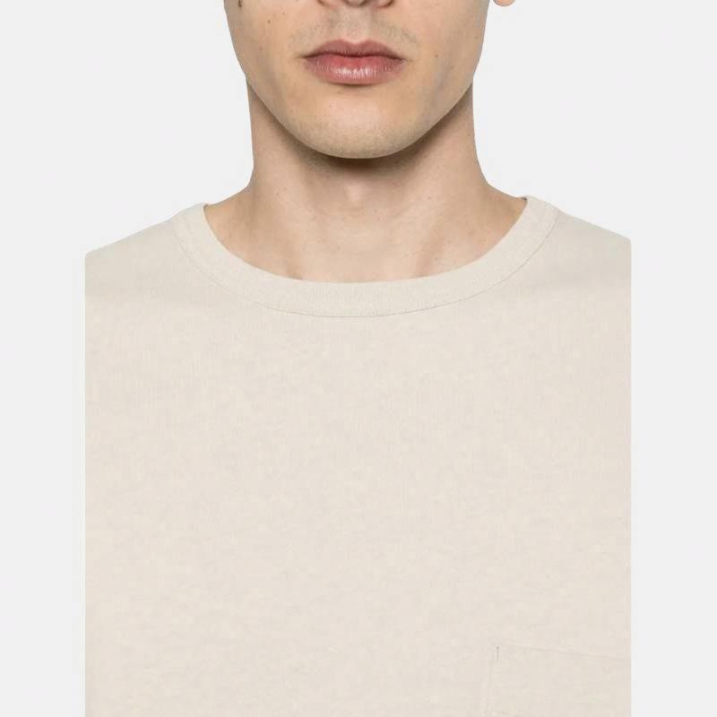 Purchase Lemaire 米色寬鬆圓領短袖T恤 男款 TO1382LJ1010-BG206