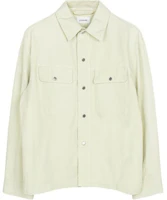 Lemaire Solid Color Collared Long Sleeve Jacket Men’s Light Green OW1030LD1002GR601 Lemaire Solid Color Collared Long Sleeve Jacket Men’s Light Green OW1030LD1002GR601