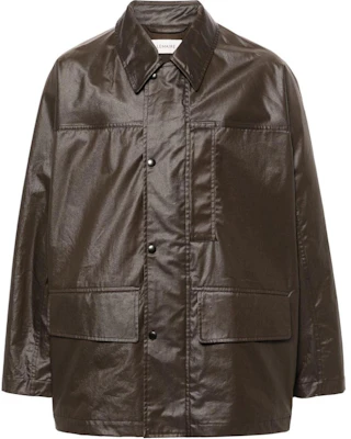 Lemaire Solid Color Loose-Fit Button-Up Long Sleeve Jacket Men Deep Brown OW1058LF1244-BR501 Buy Lemaire Solid Color Loose-Fit Button-Up Long Sleeve Jacket Men Deep Brown OW1058LF1244-BR501