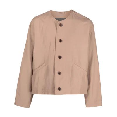 Lemaire Solid Color Single-Breasted Long Sleeve Jacket OW1007LF1022-104