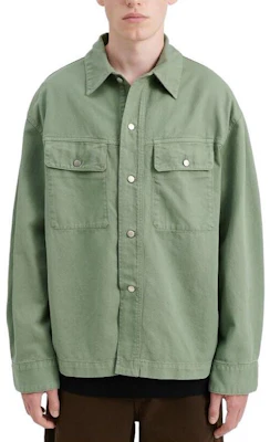 Lemaire Solid Color Single-Breasted Long Sleeve Jacket Green () OW1030LD1002GR638 Buy Lemaire Solid Color Single-Breasted Long Sleeve Jacket Green () OW1030LD1002GR638