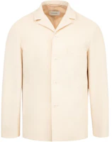 Lemaire Solid White Single-Breasted Long-Sleeve Jacket JA1064LF1362BG198 Lemaire Solid White Single-Breasted Long-Sleeve Jacket JA1064LF1362BG198