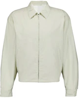 Lemaire Solid White Zip-Up Collared Long-Sleeve Jacket OW1062LF1209-BG199 Lemaire Solid White Zip-Up Collared Long-Sleeve Jacket OW1062LF1209-BG199