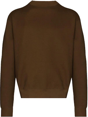 Lemaire SS22 棕色純色圓領休閒長袖上衣 M213JE303LJ069425 Buy Lemaire SS22 棕色純色圓領休閒長袖上衣 M213JE303LJ069425