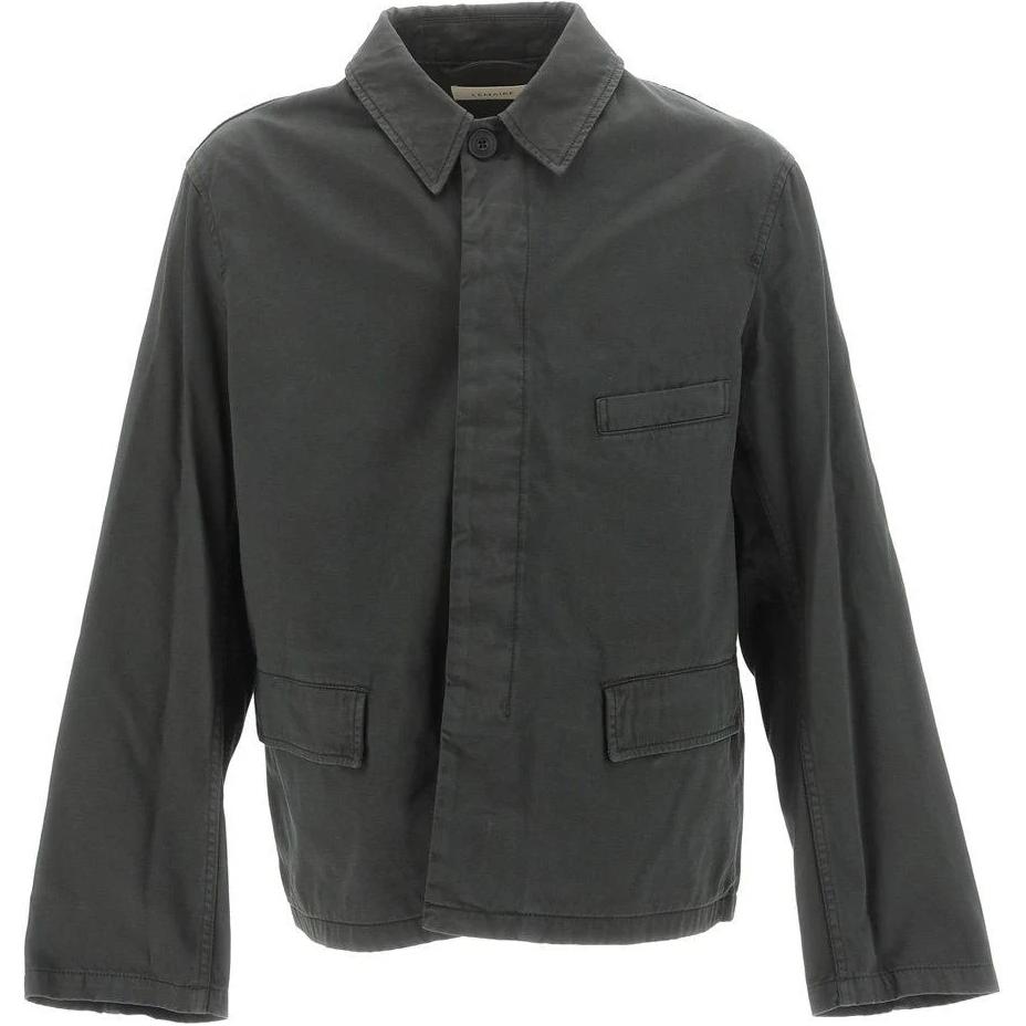 Lemaire SS23 Green Solid Color Single-Breasted Long Sleeve Jacket OW1023LF1139GR695