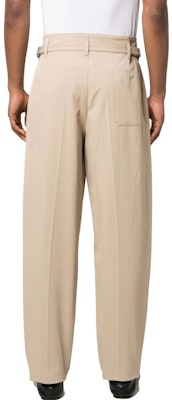 Lemaire SS23 素色綁帶休閒長褲 男款 PA1022LF1025BG230 Shop Lemaire SS23 素色綁帶休閒長褲 男款 PA1022LF1025BG230