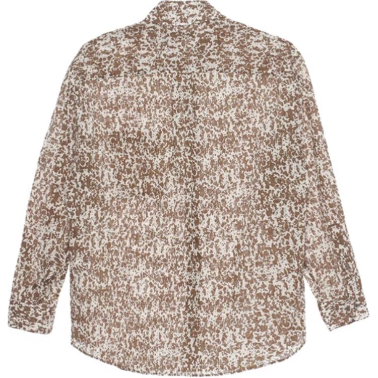 Lookbook Lemaire SS24 Baju Lengan Panjang Bercetak Bunga Kapas Multicolor. SH1095LF1242