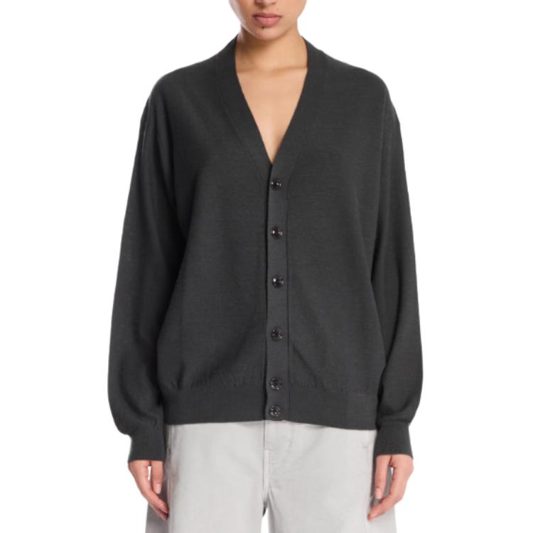 Purchase Lemaire Unisex Baju Sejuk Rajut Kelabu Leher V Oversized. TO1082LK087-BK992