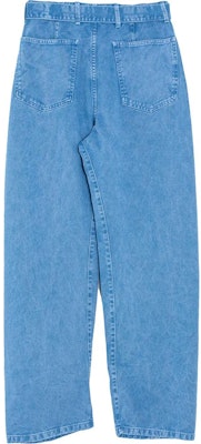 Lemaire Jeans Unisex Biru Relaxed Fit Vintage Washed Twisted Seam. PA326LD1007BL765 Lookbook Lemaire Jeans Unisex Biru Relaxed Fit Vintage Washed Twisted Seam. PA326LD1007BL765
