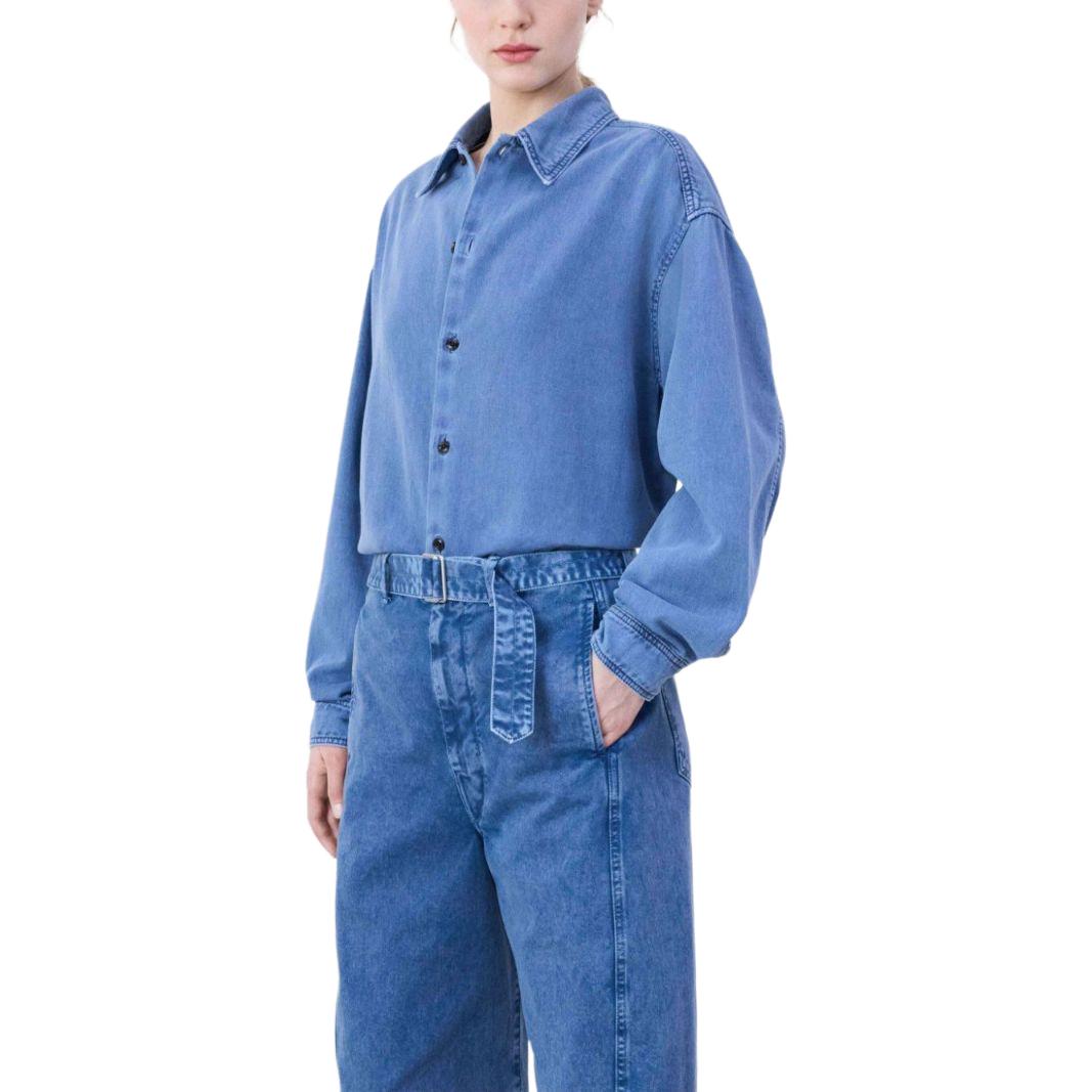 Details for Lemaire Jeans Unisex Biru Relaxed Fit Vintage Washed Twisted Seam. PA326LD1007BL765