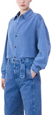 Lemaire Jeans Unisex Biru Relaxed Fit Vintage Washed Twisted Seam. PA326LD1007BL765 Details for Lemaire Jeans Unisex Biru Relaxed Fit Vintage Washed Twisted Seam. PA326LD1007BL765