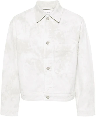 Lemaire 白色圖案長袖鈕扣外套 OW1076LD1011-BK883 Buy Lemaire 白色圖案長袖鈕扣外套 OW1076LD1011-BK883