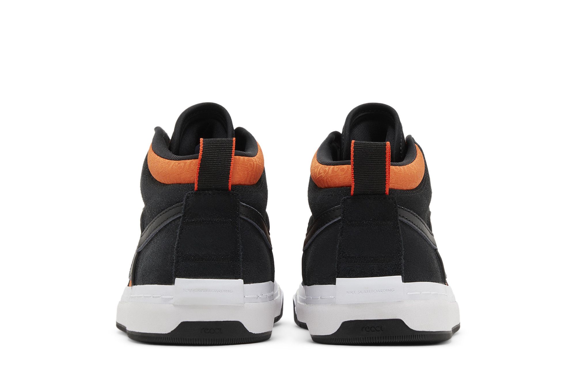Details for Leo Baker x Nike SB React Leo ''Nero Arancio Elettrico'' DX4361-002