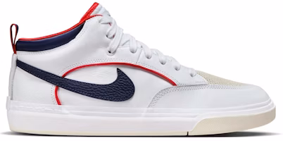 Leo Baker x Nike SB React Leo 'White Midnight Navy' FD0268-100 Leo Baker x Nike SB React Leo 'White Midnight Navy' FD0268-100