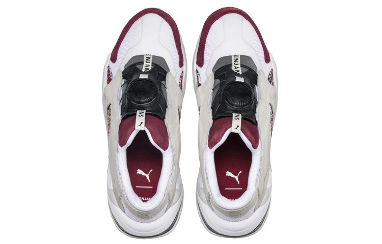 Shop Les Benjamins x 彪马 Thunder Disc '白色冰川灰' 369527-01