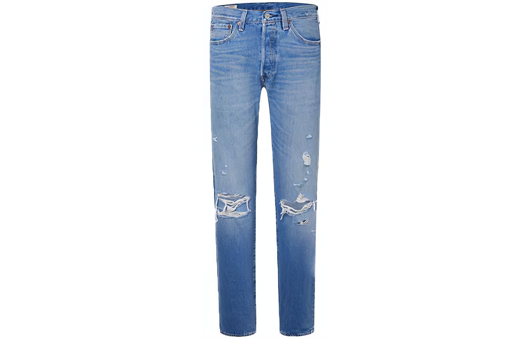 Levi's 150th Anniversary 501 Limited Edition Distressed Jeans Blue 00501-3375