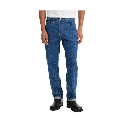 Levi's 501 Zipper Straight Fit Jeans Blue A5875-0006