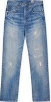 Levi's 505 Colorblock Straight Fit Jeans Blue A5878-0005 Levi's 505 Colorblock Straight Fit Jeans Blue A5878-0005