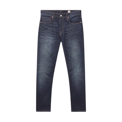 Levi's 512 Slim Tapered Jeans Men Washed Blue with Zipper Fly A5877-0006