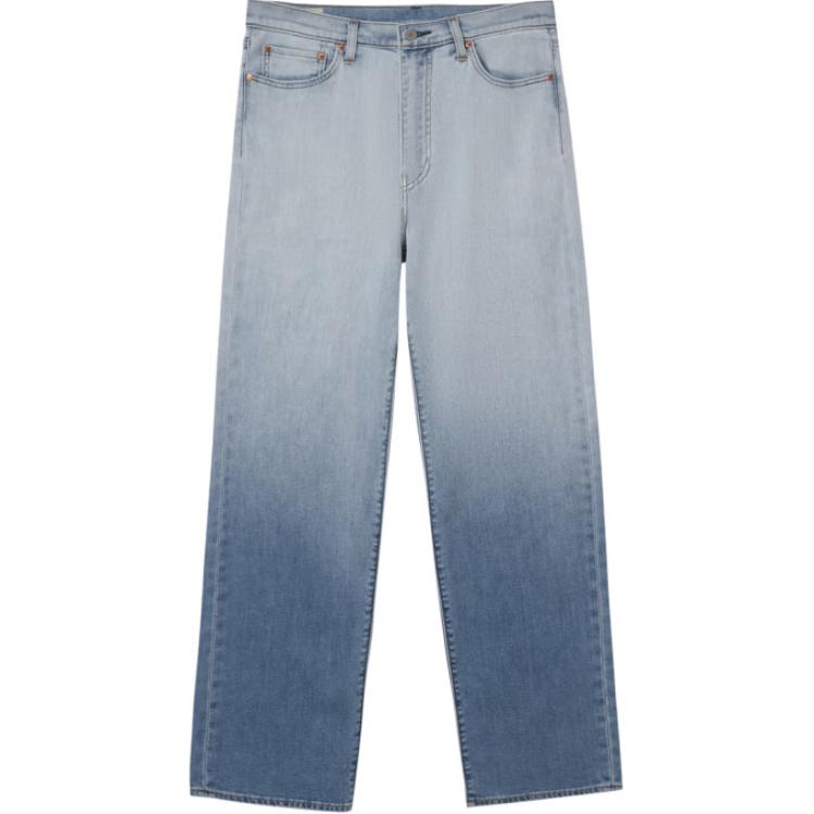 Levi's 568 Cool Series Gradient Straight Fit Jeans Men Light Blue. 29037-0086