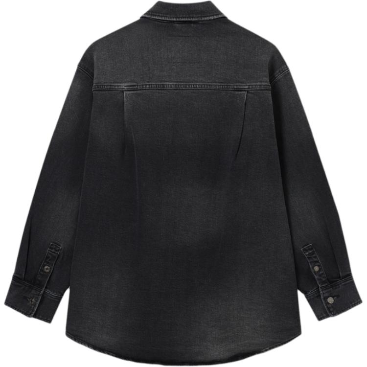 Lookbook Levi''s 做旧宽松版牛仔夹克 灰黑色 0017L-0001