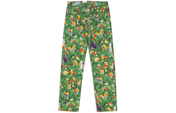 Levi's  Green Cartoon Graphic Jeans 24767-0008