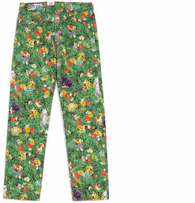 Levi's Green Cartoon Graphic Jeans 24767-0008 Buy Levi's Green Cartoon Graphic Jeans 24767-0008