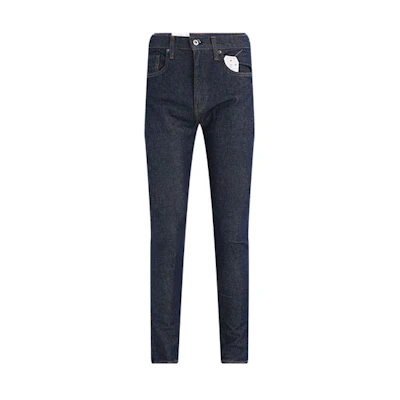 Levi's Slim Fit Mid-Rise Solid Blue Jeans 59607-0048