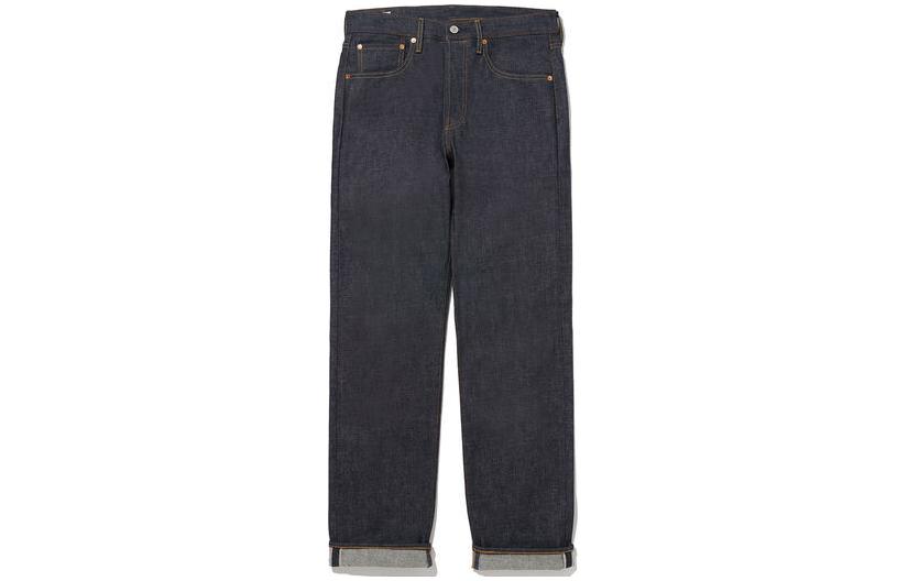 Order Levi''s Jeans Lurus Mid-Rise Solid Biru Indigo Tua 00501-3516