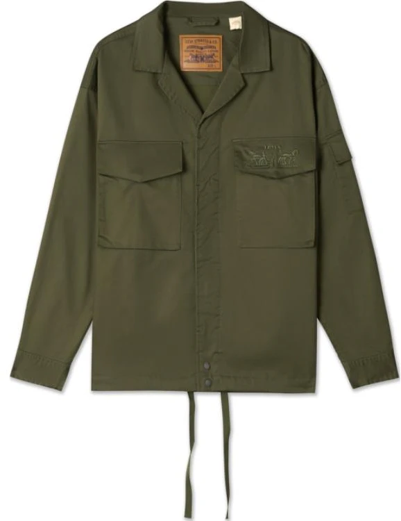 levi-s-army-green-casual-oversized-long-sleeve-jacket-0017-z-0001