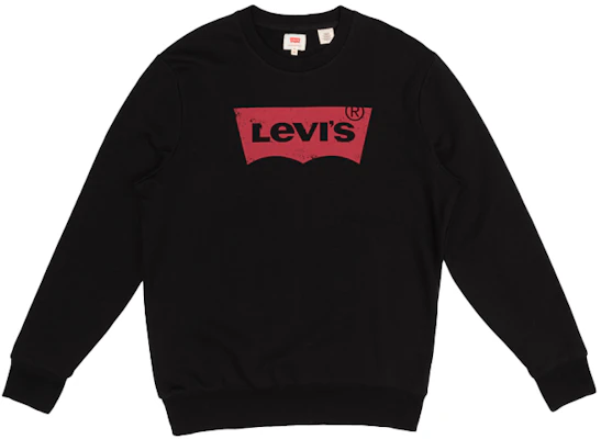 Levi''s 黑色圓領圖案長袖休閒套頭衫 19492-0027 Buy Levi''s 黑色圓領圖案長袖休閒套頭衫 19492-0027
