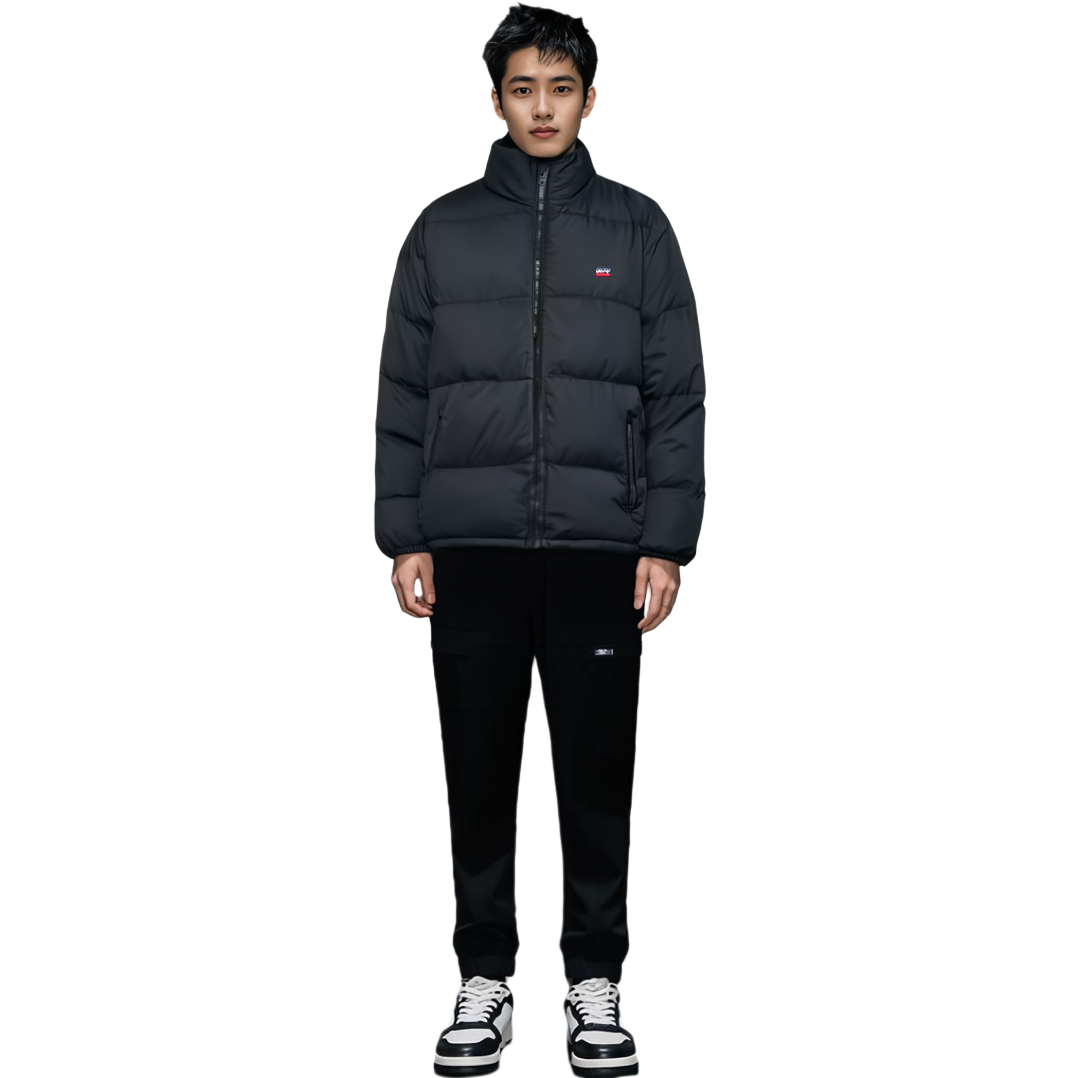 Shop Jaket Musim Dingin Levi''s Hitam Warna Polos 27732-0000